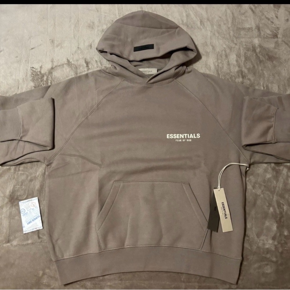 NEW Fear of God Essentials Desert Taupe Hoodie 100% Authentic